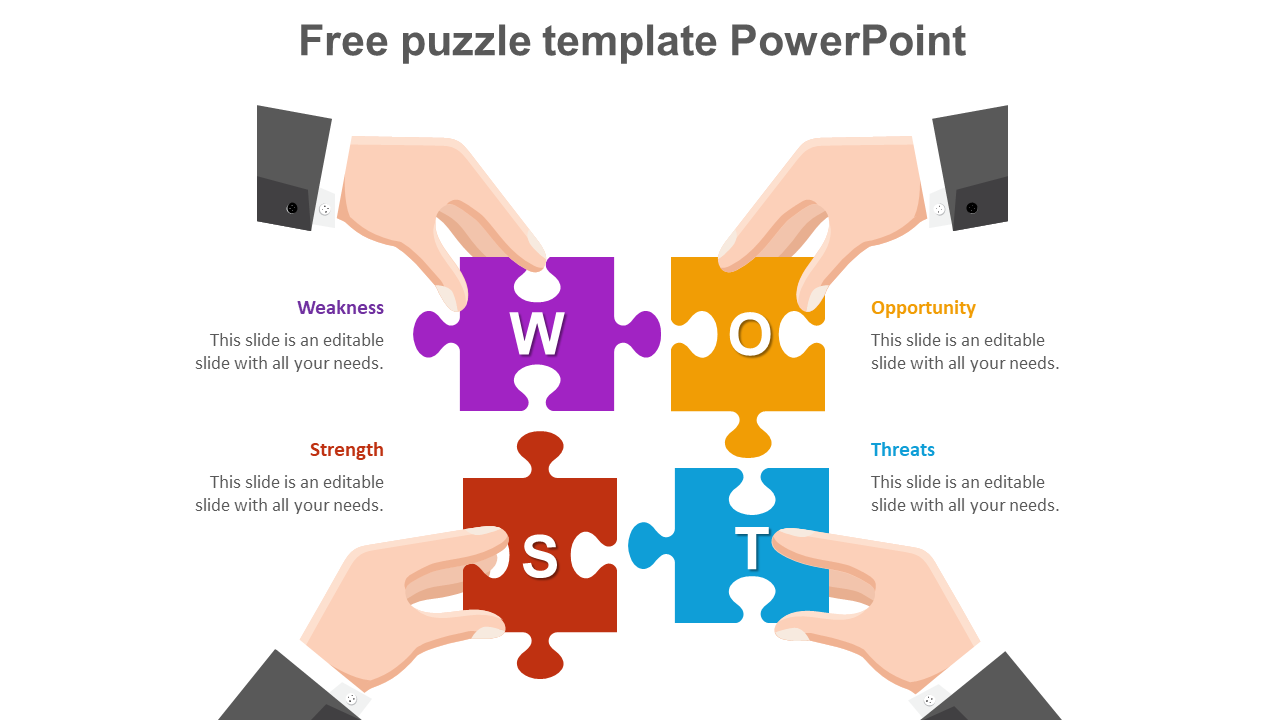 Free - Get Free Puzzle Template PowerPoint Presentation